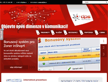 Tablet Screenshot of dps.cz